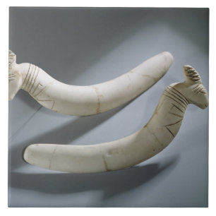 Paar van kastanjes, dunne periode (hippopotamus iv tegeltje