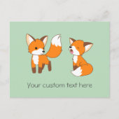 Paar van kleine koeien briefkaart (Voorkant)