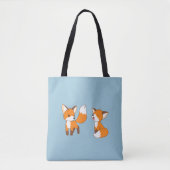 Paar van kleine koeien tote bag (Voorkant)