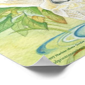 Paar van kranen afdrukken poster (Hoek)