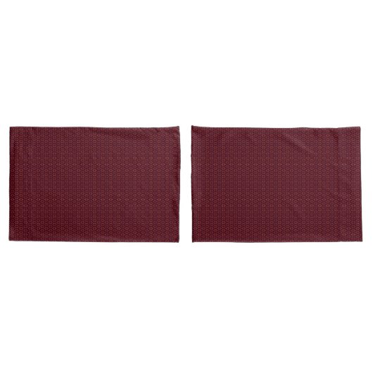 Paar van Kussenslopen van standaardgrootte/Floral (Achterkant-Set)