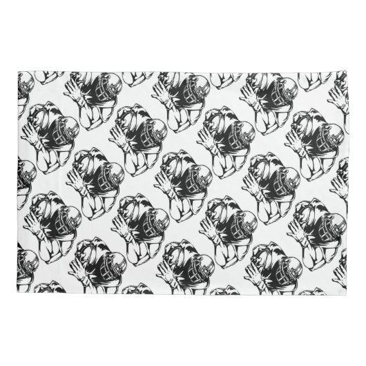 Paar van Kussenslopen van standaardgrootte/Footbal (Achterkant-Links)