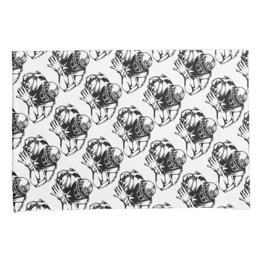 Paar van Kussenslopen van standaardgrootte/Footbal (Voorkant-Rechts)