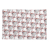 Paar van Kussenslopen van standaardgrootte/honkbal (Achterkant-Links)