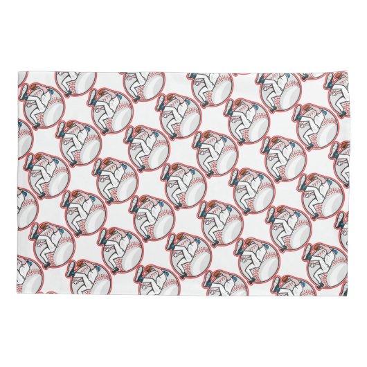 Paar van Kussenslopen van standaardgrootte/honkbal (Achterkant-Links)