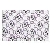 Paar van Kussenslopen van standaardgrootte/Skulls (Achterkant-Links)