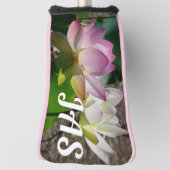 Paar van Lotus Flowers I Golfheadcover (Draai 90)