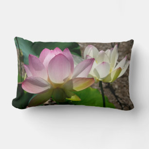 Paar van Lotus Flowers I Kussen