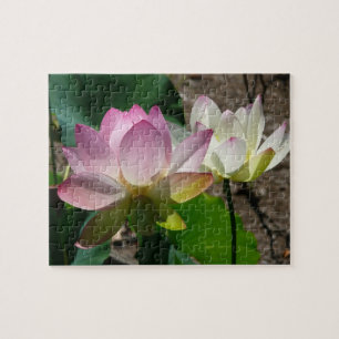 Paar van Lotus Flowers I Legpuzzel