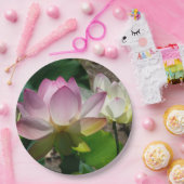 Paar van Lotus Flowers I Papieren Bordje (Feest)