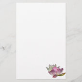 Paar van Lotus Flowers II Briefpapier (Achterkant)