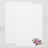 Paar van Lotus Flowers II Briefpapier (Voorkant / Achterkant)