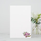 Paar van Lotus Flowers II Briefpapier (Staand voorkant)