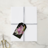 Paar van Lotus Flowers II Cadeaulabel (Met Touw)
