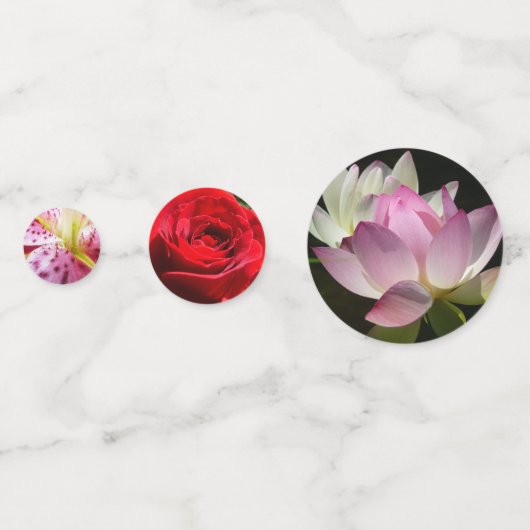 Paar van Lotus Flowers II Confetti (Voorkanten)