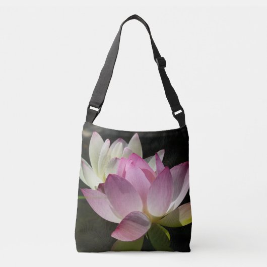 Paar van Lotus Flowers II Crossbody Tas (Voorkant)