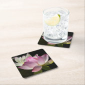 Paar van Lotus Flowers II Kartonnen Onderzetters (Insitu)