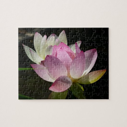 Paar van Lotus Flowers II Legpuzzel (Horizontaal)