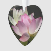 Paar van Lotus Flowers II Ornament (voorkant)