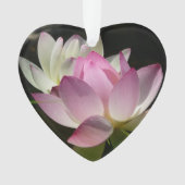 Paar van Lotus Flowers II Ornament (voorkant)