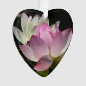 Paar van Lotus Flowers II Ornament (voorkant)