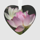 Paar van Lotus Flowers II Ornament (achterkant)