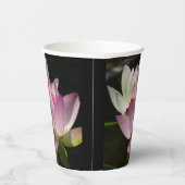 Paar van Lotus Flowers II Papieren Bekers (Rechts)