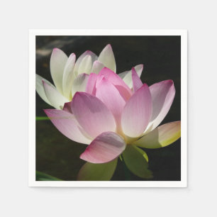 Paar van Lotus Flowers II Servet