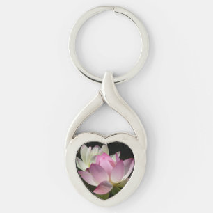 Paar van Lotus Flowers II Sleutelhanger