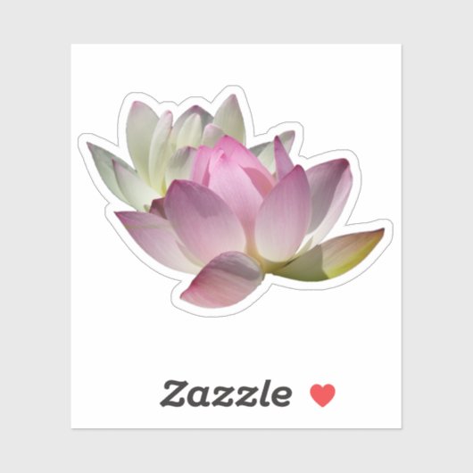 Paar van Lotus Flowers II Sticker (Vel)