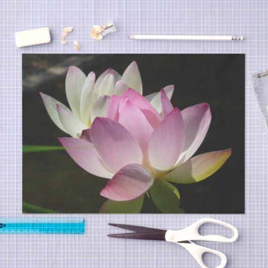 Paar van Lotus Flowers II Tissuepapier (Craft)