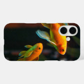 Paar van Lucky Goldfish Case-Mate iPhone Case (Achterkant (horizontaal))