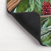 Paar van Majestic Wilde Rode Kardinalen Muismat (Hoek)