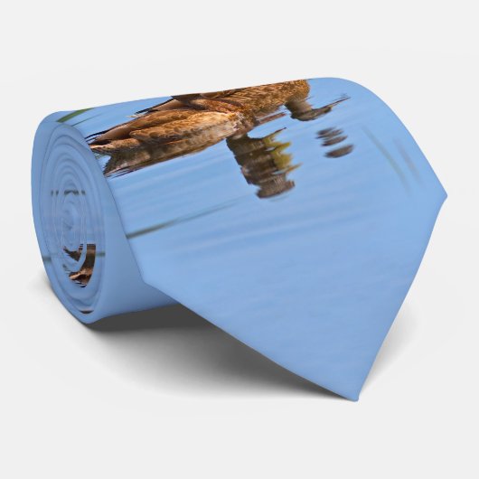 Paar van Mallard Ducks Stropdas (Opgerold)