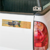Paar van Mallards Bumpersticker (Op Truck)