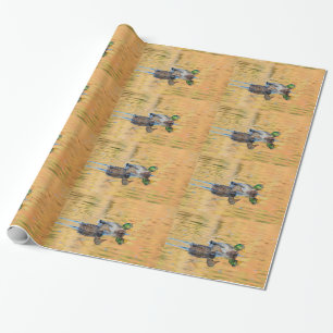 Paar van Mallards Cadeaupapier