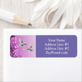 Paar van mooie witte doven etiket (Insitu)