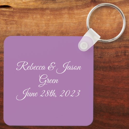 Paar van mooie witte doven sleutelhanger (Achterkant)