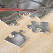 Paar van noordelijke kardinalen legpuzzel (Zijkant)