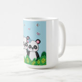 Paar van Pandas Koffiemok (Voorkant rechts)