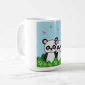 Paar van Pandas Koffiemok (Voorkant links)