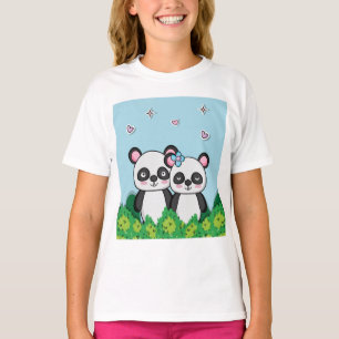 Paar van Pandas T-shirt