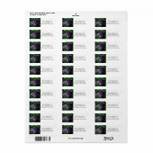Paar van papiervliegers etiket (Full Sheet)