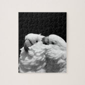 Paar van paraplu-cockatoes legpuzzel (Verticaal)