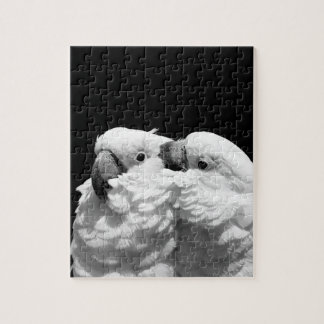 Paar van paraplu-cockatoes legpuzzel