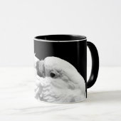 Paar van paraplu-cockatoes mok (Voorkant rechts)