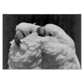 Paar van paraplu-cockatoes snijplank (Voorkant)