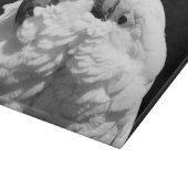 Paar van paraplu-cockatoes snijplank (Hoek)