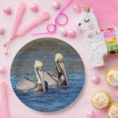 Paar van Pelicans Papieren Bordje (Feest)