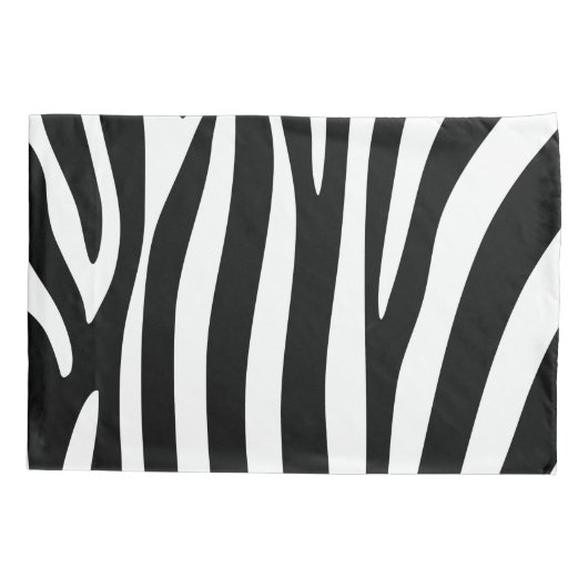 Paar van pijltjes - Zebra Print Kussensloop (Achterkant-Links)
